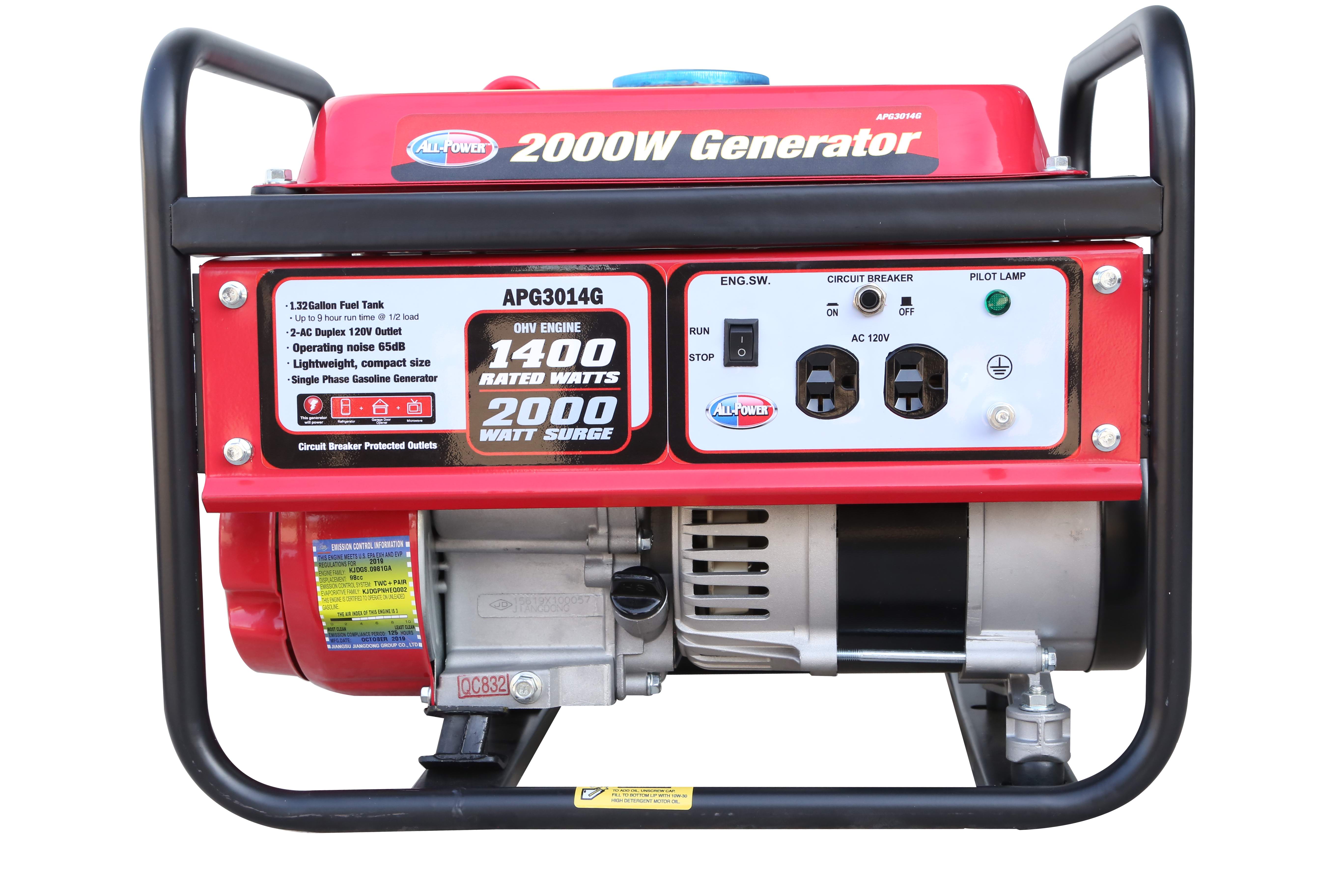 Cost Of A 2000W Propane Generator