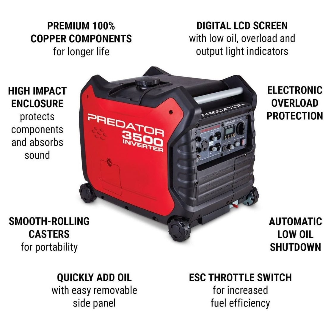 Features Of Predator Power Generator